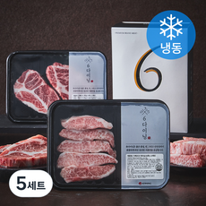 6다이닝 이베리코 생활속의 항정살 200g + 목살 200g 선물세트 2호 (냉동), 5세트