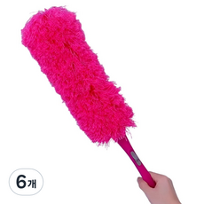 섬유 먼지 청소기 습식 건식 비털이, 핑크, 6개