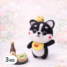 아트조이 DIY 양모펠트 키트, 3세트, 오리시바