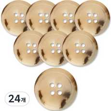 Button King 東大門鈕扣王 高級霧面大衣開襟衫鈕扣 Cotra 23mm, 米色 Cotra LBG, 24個