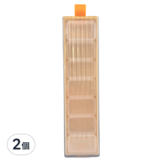 OMORY 隨行雙重密封七日裝藥盒 一天一顆藥丸提醒 附貼紙 分格設計, 2個