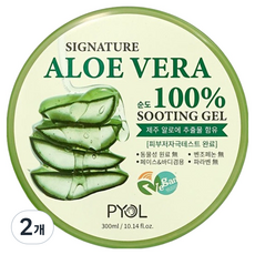 프욜 시그니처 알로에베라 100% 수딩젤, 2개, 300ml