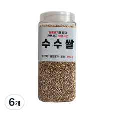 대한농산 통에담은 수수쌀, 800g, 6개