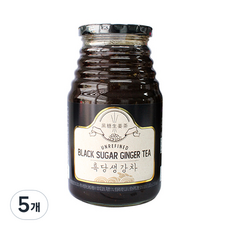 다미즐 흑당 생강차, 1kg, 5개