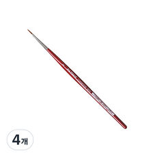 davinci 수채화붓 5580 라운드 합성수지, 1호, 4개