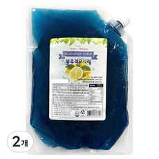 쥬피터 블루레몬 팩 시럽, 1kg, 2개