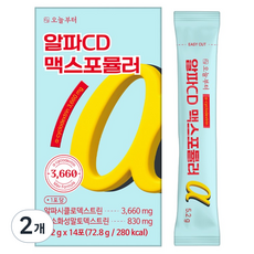 오늘부터 알파CD 맥스포뮬러 알파시클로덱스트린 14p, 72.8g, 2개
