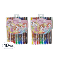 迪士尼女童用公主彩色鉛筆, 12色, 10套