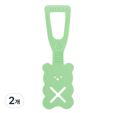 바잇미 강아지 젤리곰 웁스클립 배변봉투 홀더, 메론, 1개입, 2개