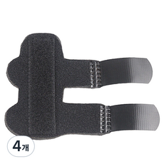 스카위즈 운동 보호 손가락 밴드 블랙, 4개