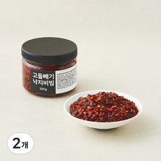 (주)도들샘 고들빼기 낙지비빔, 350g, 2개
