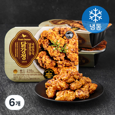 쿠즈락앳홈 달콤간장 닭강정 (냉동), 210g, 6개