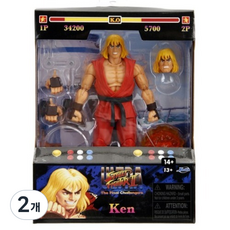 ACADEMY HOBBY MODEL KITS 快打旋風可動公仔 肯 S24052, 2個