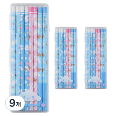 산리오캐릭터즈 8본 연필케이스 B, 03시나모롤, 9세트