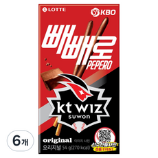 PEPERO KBO 巧克力 KT Wiz, 54g, 6個
