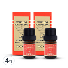 DIONEL Secret Iove女性私密處香氛護理油 浪漫玫瑰款, 5ml, 4瓶