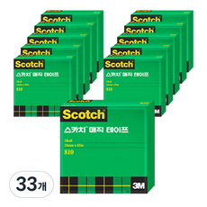 3M Scotch 神奇膠帶 補充包 18mm x 15m, 單一顏色, 33個