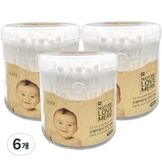 NATURE LOVE MERE 然自母愛 新生兒安全棉籤, 100件, 6個