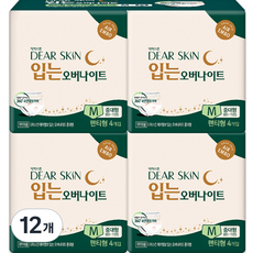 디어스킨 에어엠보 입는 오버나이트, 중대형, 4개입, 12개