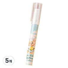 deLi 得力 奶油熊纖薄固體膠棒 藍色, 5個, 2.2克