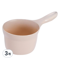 반디돌 휴대용 양동이 BW-6104, 베이지, 3개
