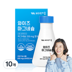 비타민마을 와이즈 마그네슘 144g, 180정, 10개