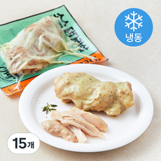 딜리스틱 소스 닭다리살 바질페스토 (냉동), 100g, 15개