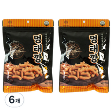 강아지 바삭한 멍태깡 간식, 혼합맛(명태/새우), 90g, 6개