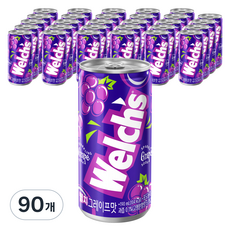 농심 웰치스 포도맛, 190ml, 90개
