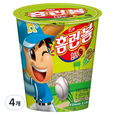 해태제과 홈런볼초코 컵, 51g, 4개