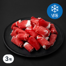 호주산 미트코리아 소고기 양지 샤브샤브용 (냉동), 3개, 500g