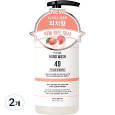 더블유드레스룸 대용량 퍼퓸 핸드워시 피치블러썸, 280ml, 2개