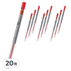 Uni Signo Style Fit凝膠墨水替換芯 0.28mm UMR-109, 紅色, 20個