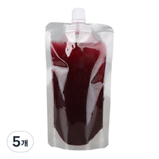 띵파우치 투명 스파우트 파우치 11파이 200ml, 40개입, 5개