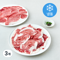 미국산 차돌박이 구이용 (냉동), 3개, 1kg