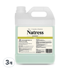 나트리스 강아지 탈취제 라임향, 3.75L, 3개