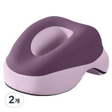 소울리치 허리가 편안한 낮잠베개, 퍼플, 2개