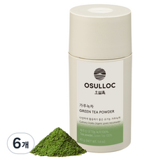 오설록 가루녹차, 40g, 1개입, 6개