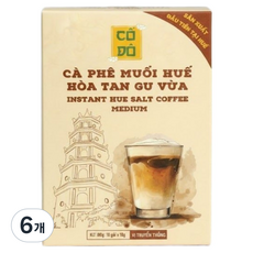 CODO CAFE MUOI 후에 소금커피, 6개, 10개입, 18g