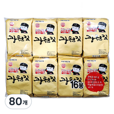 이반장 재래도시락 광천김, 4g, 80개