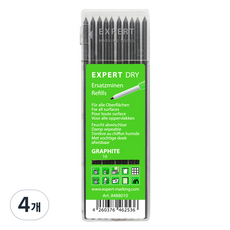 EXPERT 艾思柏 多合一石墨記號筆補充筆芯 GRAPHITE 8488010, 4個