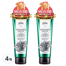 plu 三合一身體磨砂膏 綜合莓果, 200g, 4條