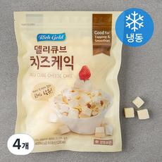 리치골드 델리큐브 치즈케익 (냉동), 430g, 1개입, 4개