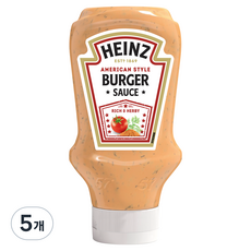 크래프트하인즈 하인즈 버거소스, 418g, 5개