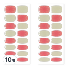 Bellancy 真實凝膠美甲貼 基本款美甲貼紙 16片, 冬季花朵, 10個