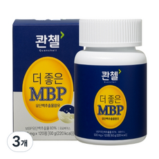 콴첼 더 좋은 MBP 영양제 60g, 120정, 3개