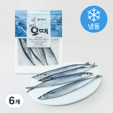오바다 원양산 꽁치 (냉동), 6개, 450g