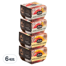 아넬라 생과일 디저트 스타트 D 패키지 100g x 2p x 2종 세트, 바나나, 사과배, 6세트