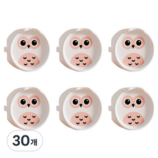 貓頭鷹插座安全蓋, 白色, 30個