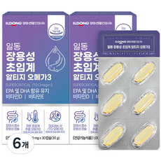 일동생활건강 장용성 초임계 알티지 오메가3, 6개, 30g